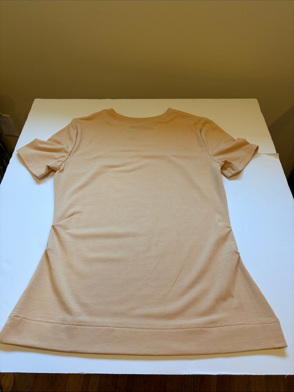Vintage Lukastyle Short Sleeve Top -Side Ruching –- Excellent Condition